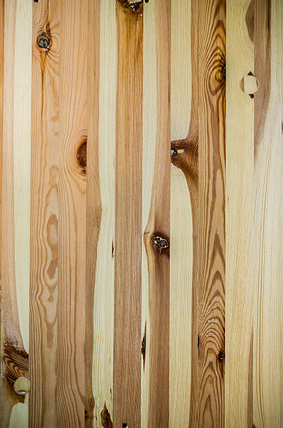 istock Texture of knotted wood planks 615271650