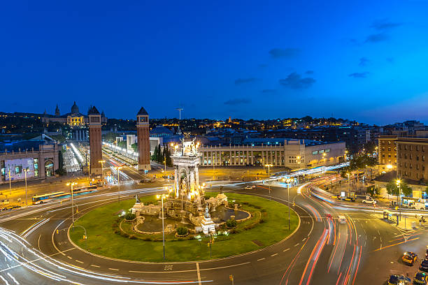 istock Barcelona - Espana square, Spain 615272480