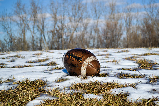 football in winter