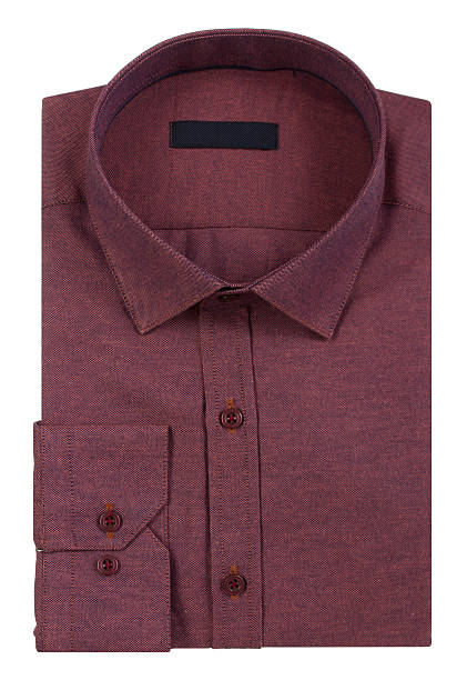istock New man's shirt isolated over a white background 615278172
