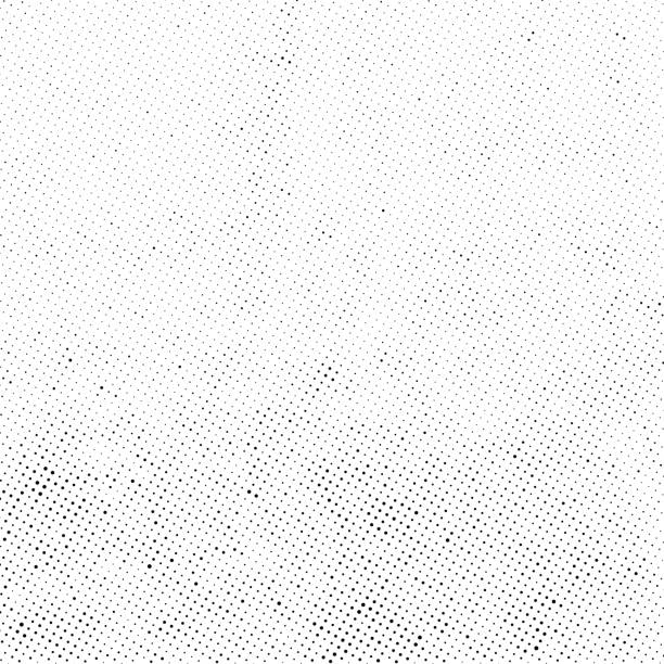 Subtle halftone dots vector texture overlay Subtle halftone vector texture overlay. Monochrome abstract splattered background. halftone textures stock illustrations