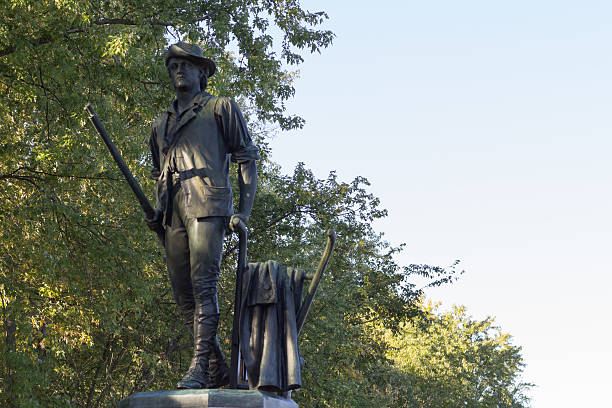 istock Concord MA, Minuteman Statue 615278960