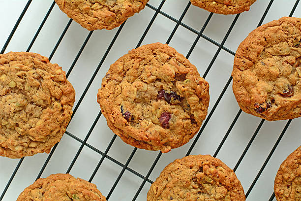 istock Oatmeal raisin walnut cookies 615281110