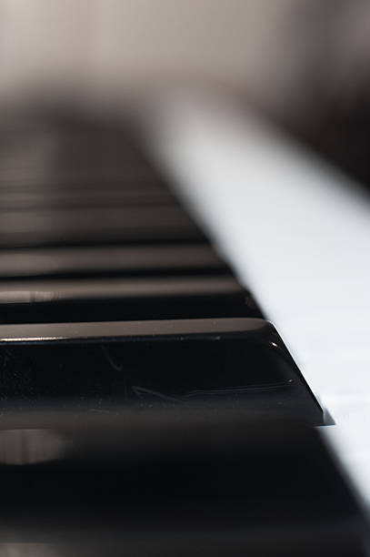istock Music keyboard extreme close up detail 615281966
