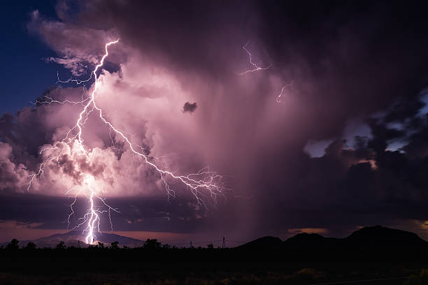 Lightning stock photo