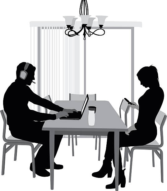 illustrations, cliparts, dessins animés et icônes de sibblings texting et jeux - sitting men white background people