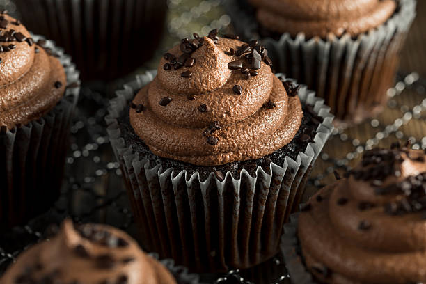 istock Homemade Sweet Chocolate Cupcakes 615286636