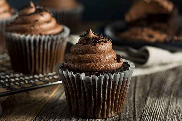 istock Homemade Sweet Chocolate Cupcakes 615286678