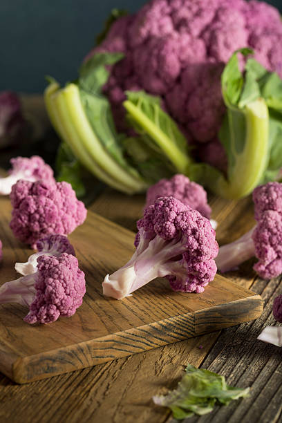 istock Raw Organic Purple Cauliflower 615287590