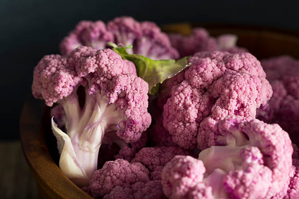 istock Raw Organic Purple Cauliflower 615287628