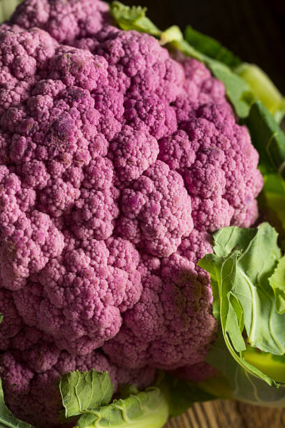 istock Raw Organic Purple Cauliflower 615287670