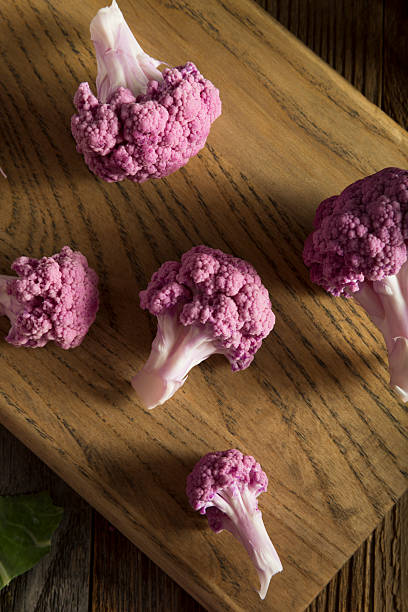 istock Raw Organic Purple Cauliflower 615287712