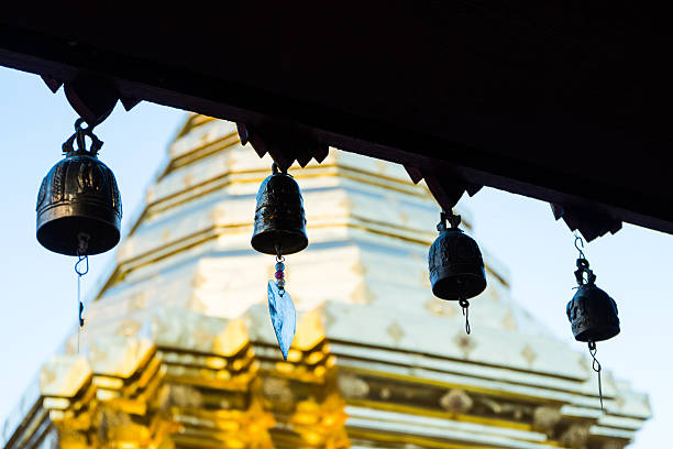 Wat Phra That Doi Suthep is tourist attraction of Chiang Mai, Thailand.Asia.