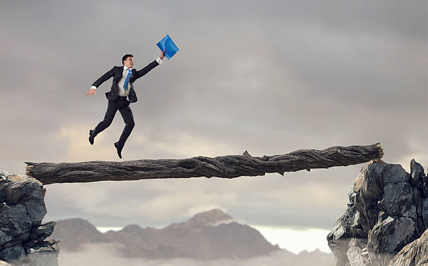 istock Overcome fear of failure . Mixed media 615388852