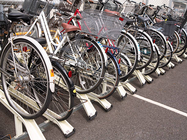 istock Bike shed 615390378