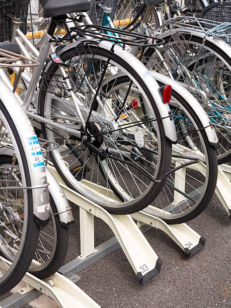 istock Bike shed 615390402