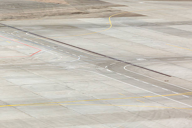 istock airfield and markings on apron 615392224
