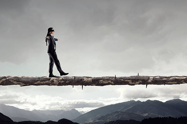 istock Overcome fear of failure . Mixed media 615392594
