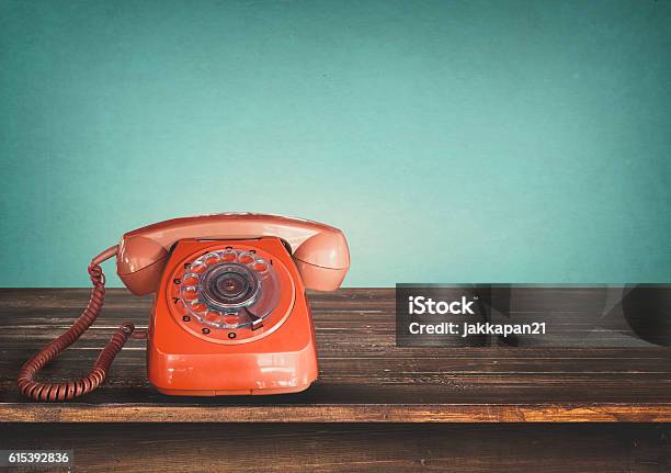 Retro Telefon Stockfoto und mehr Bilder von Telefon - Telefon, Alt, Vergangenheit