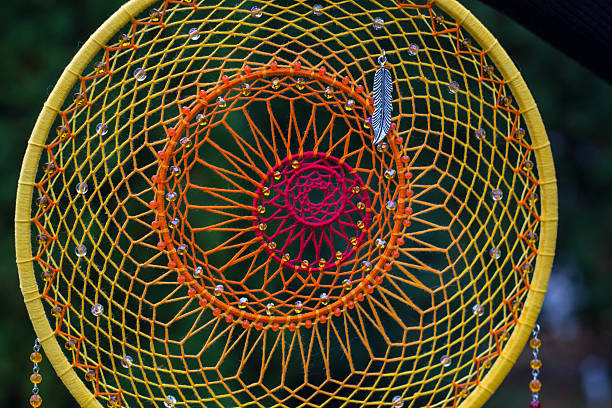istock photo of a dreamcatcher made by hand 615393726