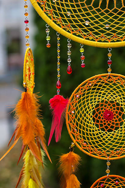 istock photo of a dreamcatcher made by hand 615393780