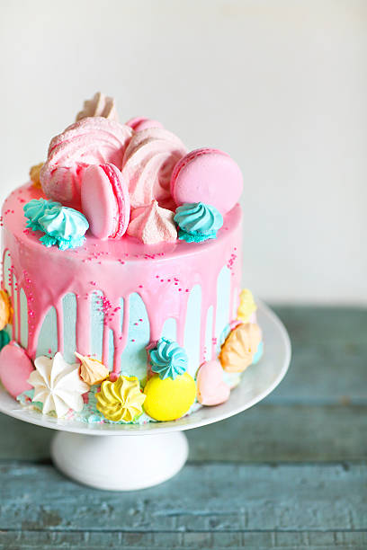 istock Birthday cake. Close-up 615396132