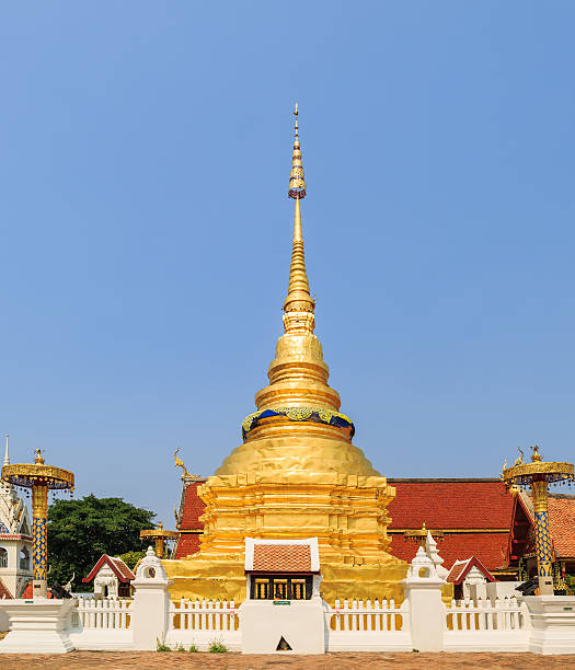 istock Golden Buddhist pagoda 615400086