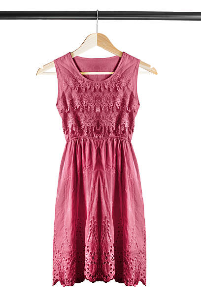 istock Dress on clothes rack 615403232