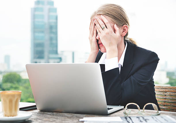 istock Depressed Upset Stressed Migraine Tension Concept 615405980