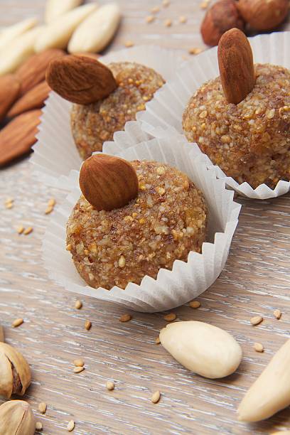 istock Homemade diet truffles 615406772