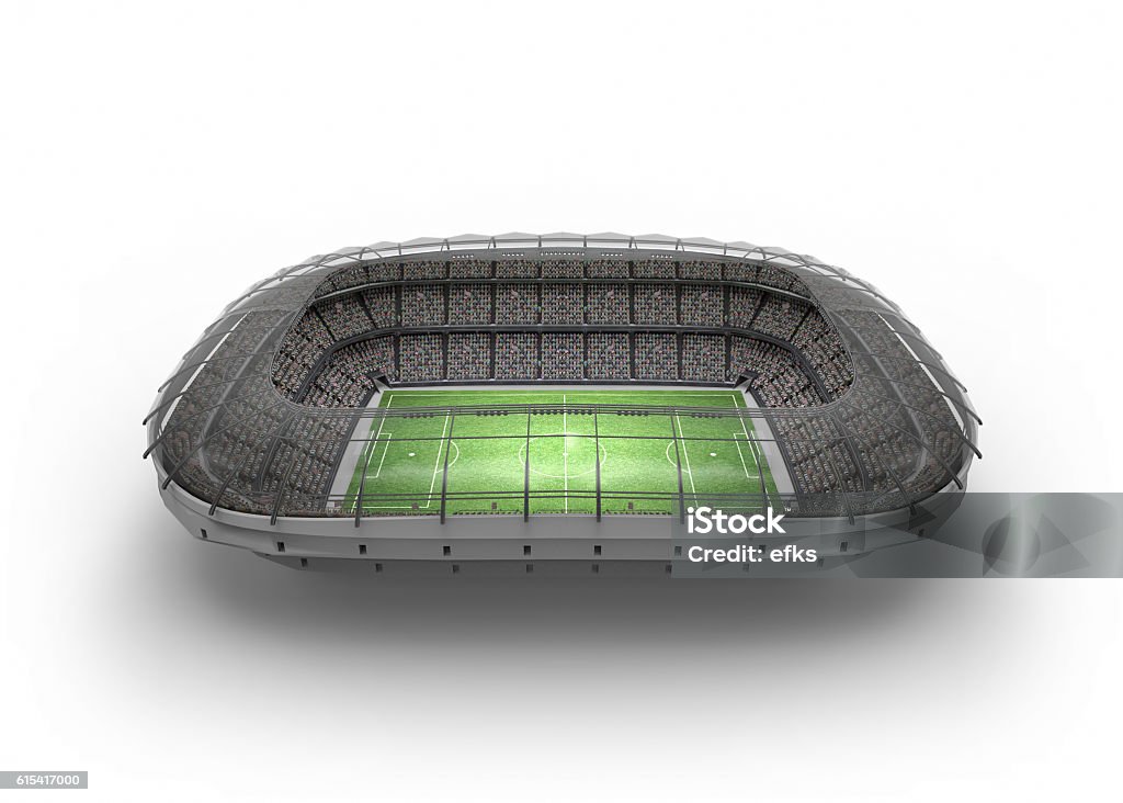 The Imaginary Soccer Stadium, rendu 3D - Photo de Stade libre de droits