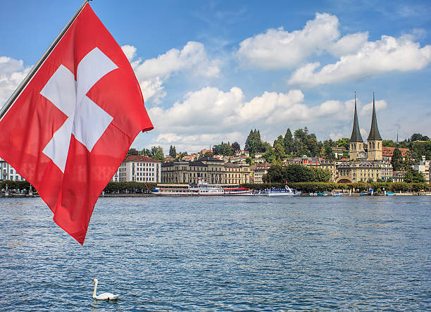 istock View in Lucerne, Switzerland 615418230