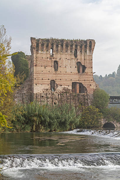 istock Visconteo Bridge in Valeggio sul Mincio, 615418822
