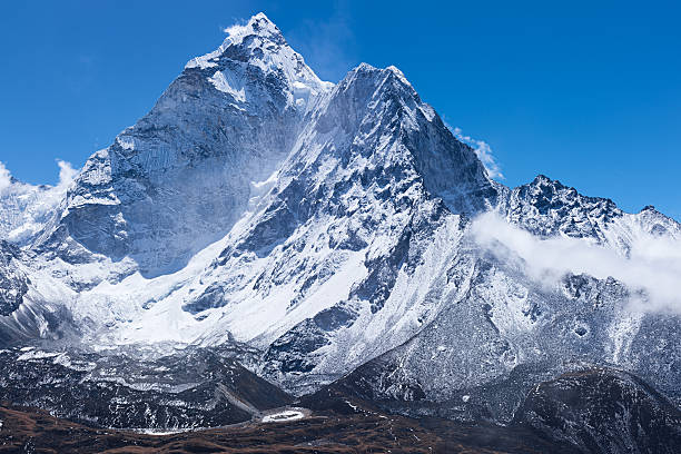 istock Mount Ama Dablam -probably the most beautiful mountain in Himalayas 615419174