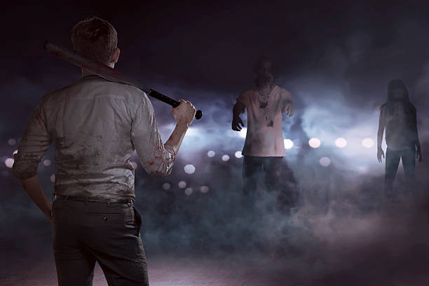 post apocalypse women studio shooting