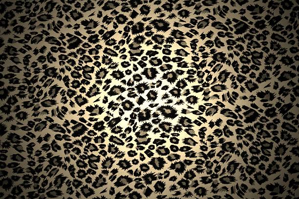 istock The fabric of motifs leopard on background 615419778