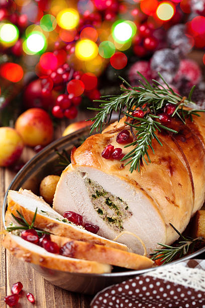 istock Turkey  breast for holidays. 615422494