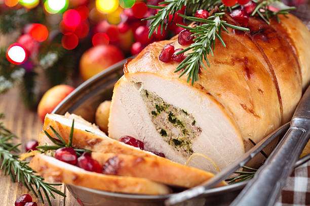 istock Turkey  breast for holidays. 615422598