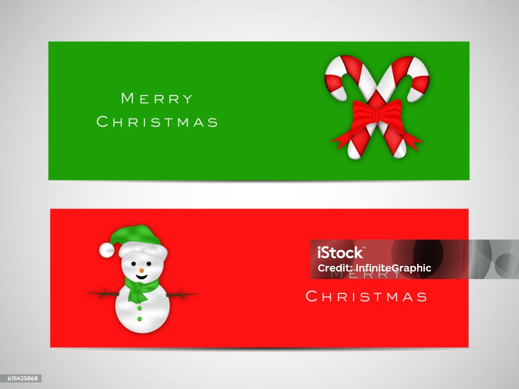 Christmas Header Simple Illustration Of Headers For Christmas Stock Illustration - Download ...