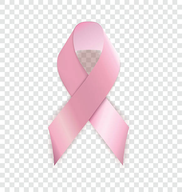 リアルなピンクリボン、乳がん啓発シンボル - breast cancer women breast cancer awareness ribbon pink点のイラスト素材／クリップアート素材／マンガ素材／アイコン素材