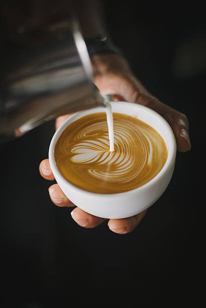 istock coffee latte art in coffee shop 615428192