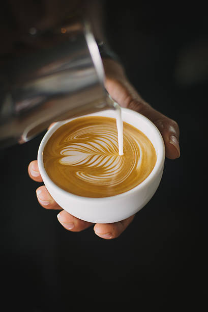 istock coffee latte art in coffee shop 615428236