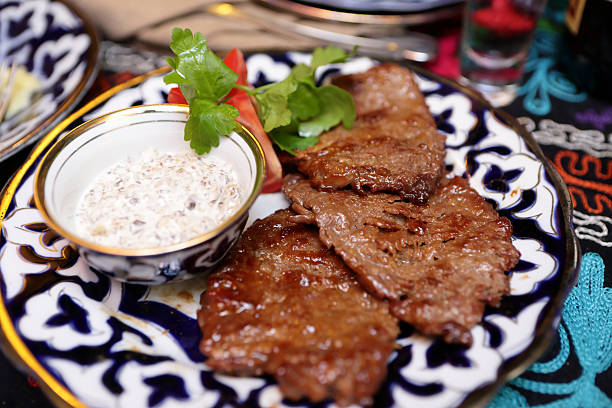 istock Plate with veal medallions 615431404