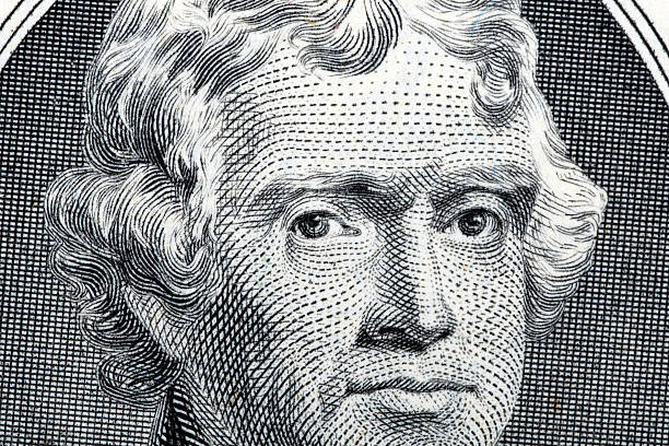 istock President Thomas Jefferson close-up portrait 615431564
