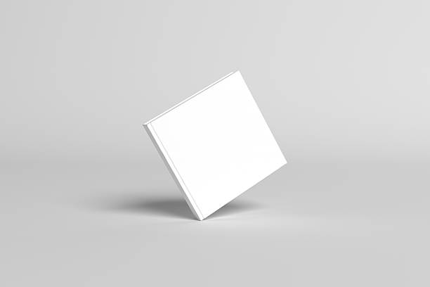 istock 3D Illustration of blank Square Book Cover Mock-up 615478482