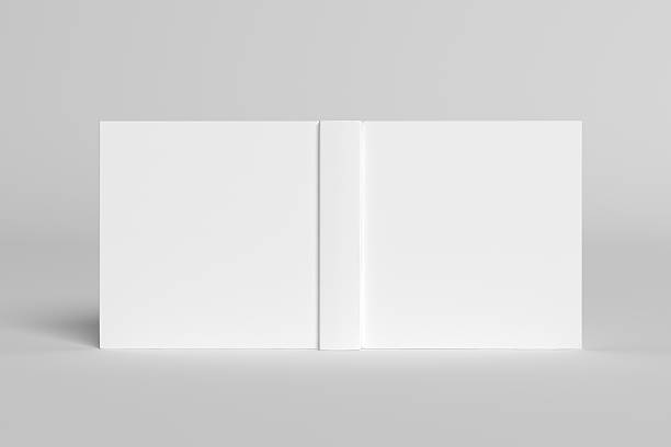 istock 3D Illustration of blank Square Book Cover Mock-up 615478556