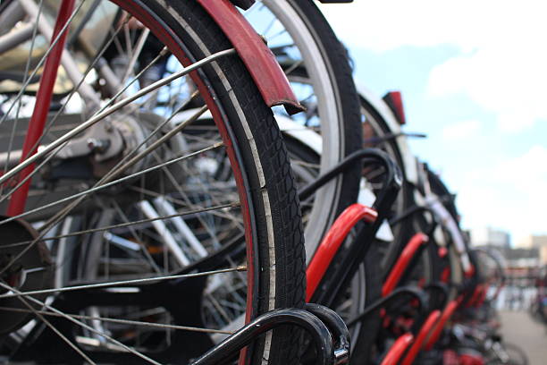 istock bicycle park detail Amsterdam 615480876