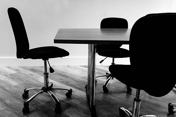 istock Table and chairs in a  conference room. 615482052