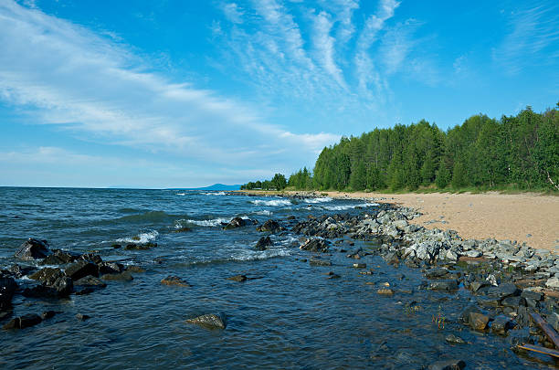 istock coast of Lake Baikal 615482514