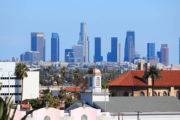 istock Los Angeles skyline 615484180